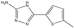 5-(5-methylthiophen-2-yl)-4H-1,2,4-triazol-3-amine Struktur