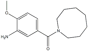 5-(azocan-1-ylcarbonyl)-2-methoxyaniline Struktur