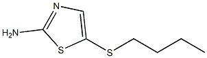 5-(butylthio)-1,3-thiazol-2-amine Struktur