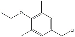 5-(chloromethyl)-2-ethoxy-1,3-dimethylbenzene Struktur