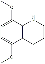 5,8-dimethoxy-1,2,3,4-tetrahydroquinoline Struktur