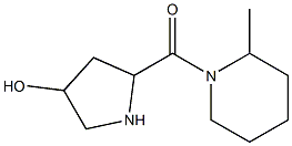 5-[(2-methylpiperidin-1-yl)carbonyl]pyrrolidin-3-ol Struktur