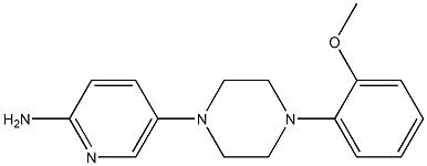 5-[4-(2-methoxyphenyl)piperazin-1-yl]pyridin-2-amine Struktur