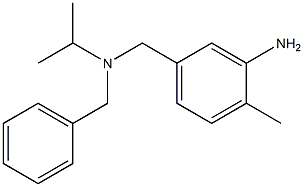 5-{[benzyl(propan-2-yl)amino]methyl}-2-methylaniline Struktur