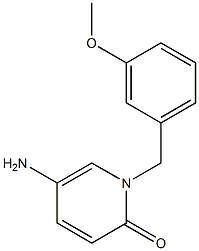 5-amino-1-[(3-methoxyphenyl)methyl]-1,2-dihydropyridin-2-one Struktur