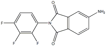 5-amino-2-(2,3,4-trifluorophenyl)-2,3-dihydro-1H-isoindole-1,3-dione Struktur