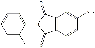 5-amino-2-(2-methylphenyl)-2,3-dihydro-1H-isoindole-1,3-dione Struktur