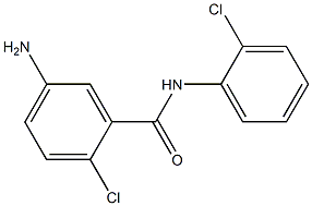 5-amino-2-chloro-N-(2-chlorophenyl)benzamide Struktur