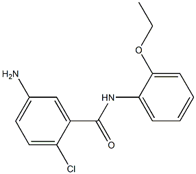 5-amino-2-chloro-N-(2-ethoxyphenyl)benzamide Struktur