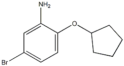 5-bromo-2-(cyclopentyloxy)aniline Struktur