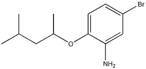 5-bromo-2-[(4-methylpentan-2-yl)oxy]aniline Struktur