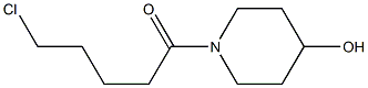 5-chloro-1-(4-hydroxypiperidin-1-yl)pentan-1-one Struktur