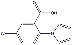 5-chloro-2-(1H-pyrrol-1-yl)benzoic acid Struktur