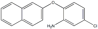 5-chloro-2-(naphthalen-2-yloxy)aniline Struktur