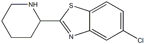 5-chloro-2-(piperidin-2-yl)-1,3-benzothiazole Struktur