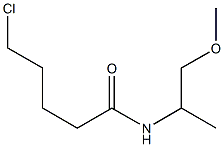 5-chloro-N-(1-methoxypropan-2-yl)pentanamide Struktur