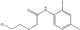 5-chloro-N-(2,4-dimethylphenyl)pentanamide Struktur