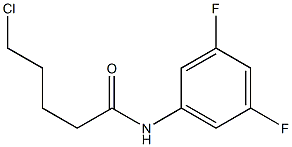 5-chloro-N-(3,5-difluorophenyl)pentanamide Struktur