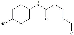 5-chloro-N-(4-hydroxycyclohexyl)pentanamide Struktur