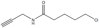 5-chloro-N-(prop-2-yn-1-yl)pentanamide Struktur