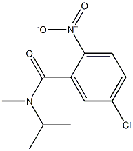 5-chloro-N-methyl-2-nitro-N-(propan-2-yl)benzamide Struktur