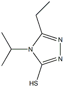 5-ethyl-4-(propan-2-yl)-4H-1,2,4-triazole-3-thiol Struktur