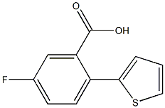 5-fluoro-2-thien-2-ylbenzoic acid Struktur