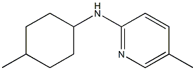 5-methyl-N-(4-methylcyclohexyl)pyridin-2-amine Struktur