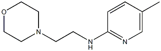 5-methyl-N-[2-(morpholin-4-yl)ethyl]pyridin-2-amine Struktur