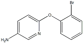 6-(2-bromophenoxy)pyridin-3-amine Struktur