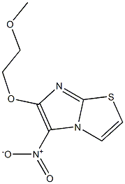 6-(2-methoxyethoxy)-5-nitroimidazo[2,1-b][1,3]thiazole Struktur