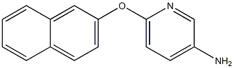 6-(2-naphthyloxy)pyridin-3-amine Struktur