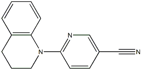 6-(3,4-dihydroquinolin-1(2H)-yl)nicotinonitrile Struktur