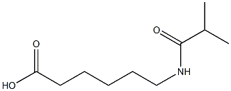 6-(isobutyrylamino)hexanoic acid Struktur