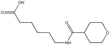 6-(oxan-4-ylformamido)hexanoic acid Struktur