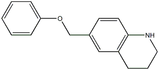 6-(phenoxymethyl)-1,2,3,4-tetrahydroquinoline Struktur