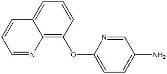 6-(quinolin-8-yloxy)pyridin-3-amine Struktur