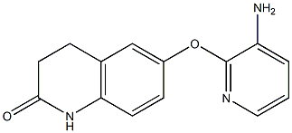 6-[(3-aminopyridin-2-yl)oxy]-3,4-dihydroquinolin-2(1H)-one Struktur