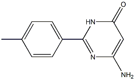 6-amino-2-(4-methylphenyl)-3,4-dihydropyrimidin-4-one Struktur