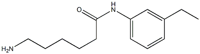 6-amino-N-(3-ethylphenyl)hexanamide Struktur