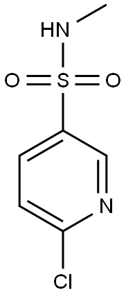 6-chloro-N-methylpyridine-3-sulfonamide Struktur