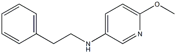 6-methoxy-N-(2-phenylethyl)pyridin-3-amine Struktur