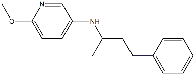 6-methoxy-N-(4-phenylbutan-2-yl)pyridin-3-amine Struktur