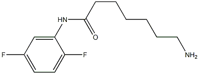 7-amino-N-(2,5-difluorophenyl)heptanamide Struktur