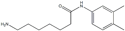 7-amino-N-(3,4-dimethylphenyl)heptanamide Struktur