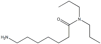 7-amino-N,N-dipropylheptanamide Struktur