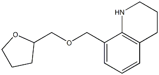 8-[(oxolan-2-ylmethoxy)methyl]-1,2,3,4-tetrahydroquinoline Struktur