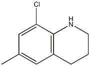 8-chloro-6-methyl-1,2,3,4-tetrahydroquinoline Struktur