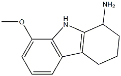 8-methoxy-2,3,4,9-tetrahydro-1H-carbazol-1-amine Struktur