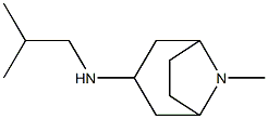 8-methyl-N-(2-methylpropyl)-8-azabicyclo[3.2.1]octan-3-amine Struktur